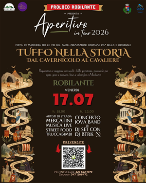 APERITIVO IN TOUR: venerdì 17 luglio 2026