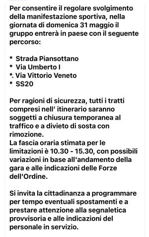 L'Etape Piemonte by Tour de France - 31 maggio 2026