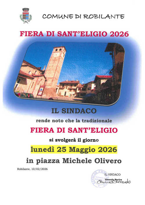 FIERA di SANT'ELIGIO 2026